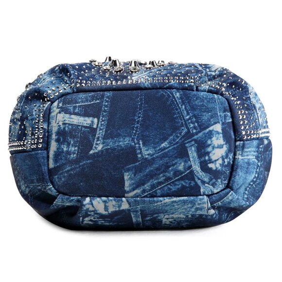 Sparking Denim Rhinestone bag - Picture 6 of 6